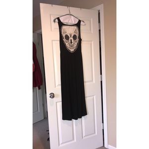 Long Maxi Skull Dress